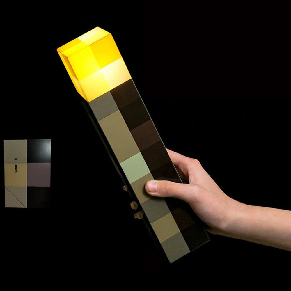 Avelena | Glowtorch Atmosphärische Beleuchtung Mit Minecraft Led Lampe