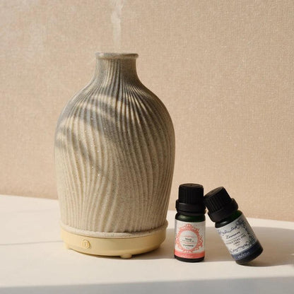 Avelena | BohoBreeze – Ultraschall Aroma Diffuser & Luftbefeuchter | Bohemian Vasen Design