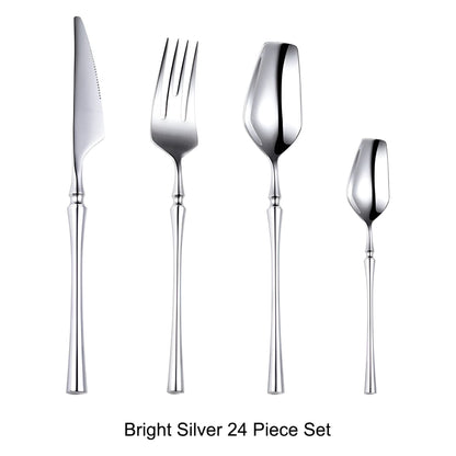 Avelena Besteckset - Edelstahl Spülmaschinenfestes Besteckset 5 set