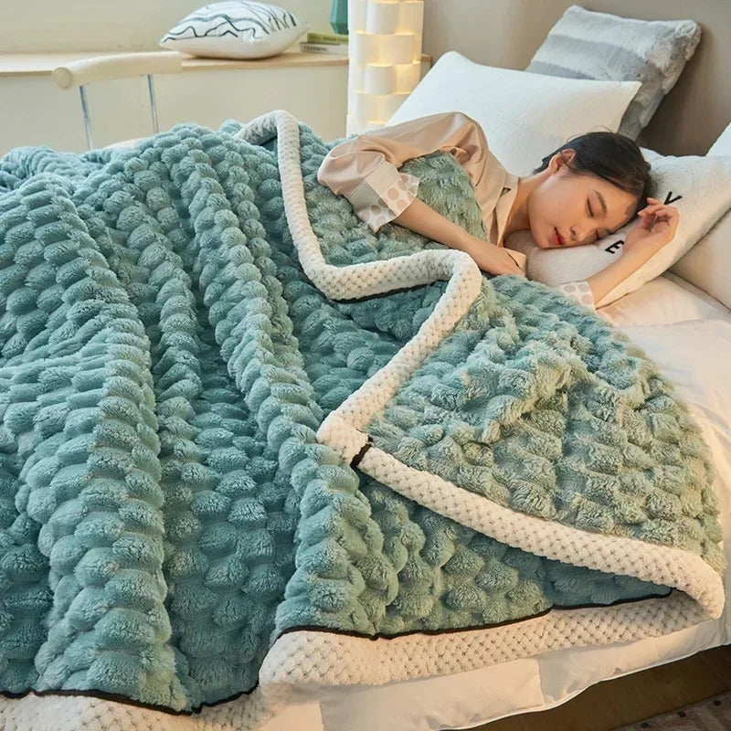 Avelena | Turtle Blanket Luxe Decken für Herbst und Winter