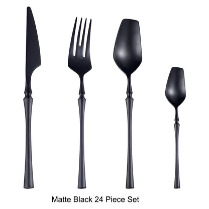 Avelena Besteckset - Edelstahl Spülmaschinenfestes Besteckset 5 set