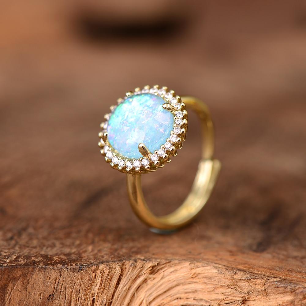 Avelena | Glow Ring - Mystischer Cocktailring mit elegantem Design