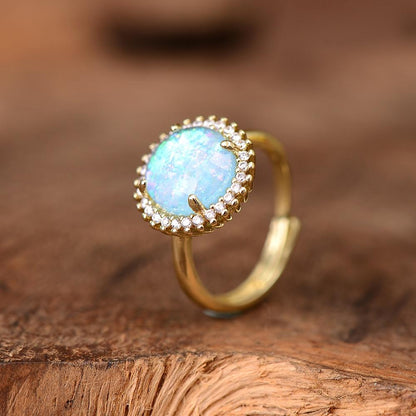 Avelena | Glow Ring - Mystischer Cocktailring mit elegantem Design