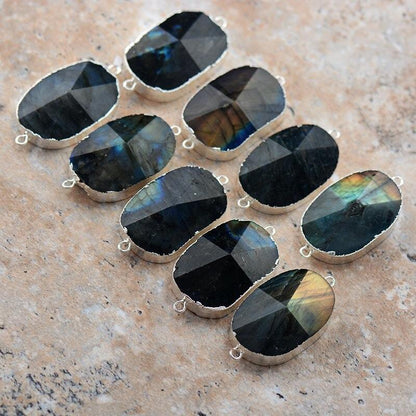 Avelena | Shine Armband Elegante Labradorit Fünf-Reihige Wickel