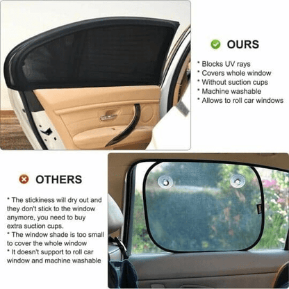 Avelena | Ultra Smart Auto-Sonnenschutz | Jalousien für Autofenster