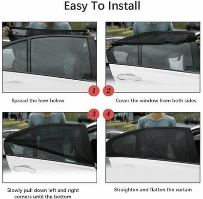 Avelena | Ultra Smart Auto-Sonnenschutz | Jalousien für Autofenster