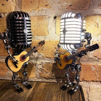 Avelena | Vintage Tischlampe | Verstellbares Gelenk & LED | Dekorative Wohnzimmer Lampe mit warmem Licht