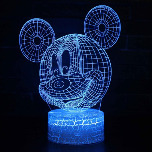 Avelena | 3D Lampe Kopf von Mickey