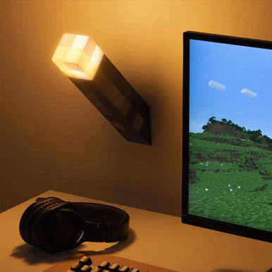 Avelena | Spielzeuglampe Minecraft-Lichttaschenlampe für dein Zuhause