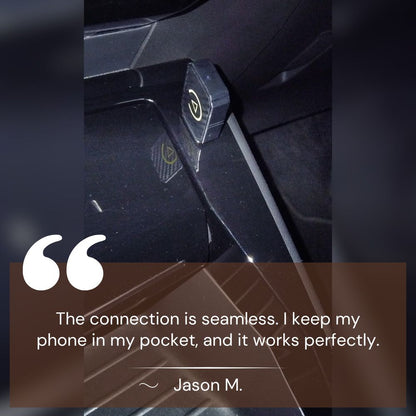 Avelena | Mini Wireless CarPlay Adapter | Schnelles, stabiles Streaming für 800+ Autos & alle iPhones (iOS 10+)