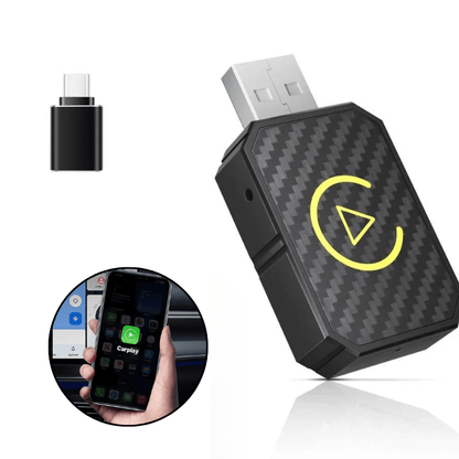Avelena | Mini Wireless CarPlay Adapter | Schnelles, stabiles Streaming für 800+ Autos & alle iPhones (iOS 10+)