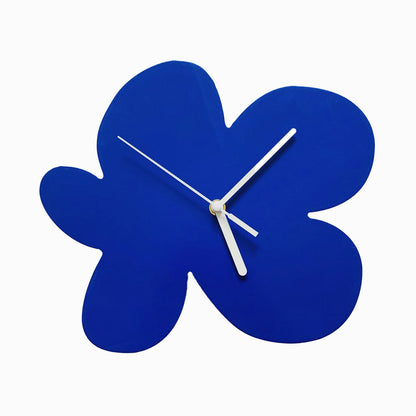 Avelena | Blumen Blob Acryl Wanduhr
