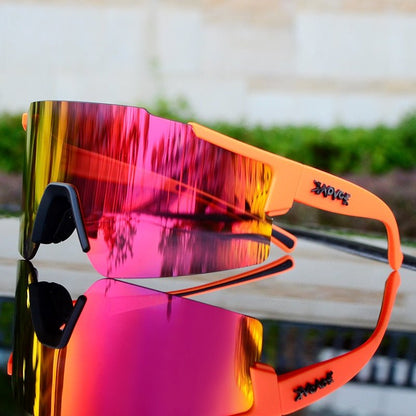 Avelena | Spiegelnde Fahrradsonnenbrille - ReflectRide