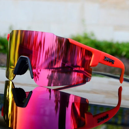 Avelena | Spiegelnde Fahrradsonnenbrille - ReflectRide