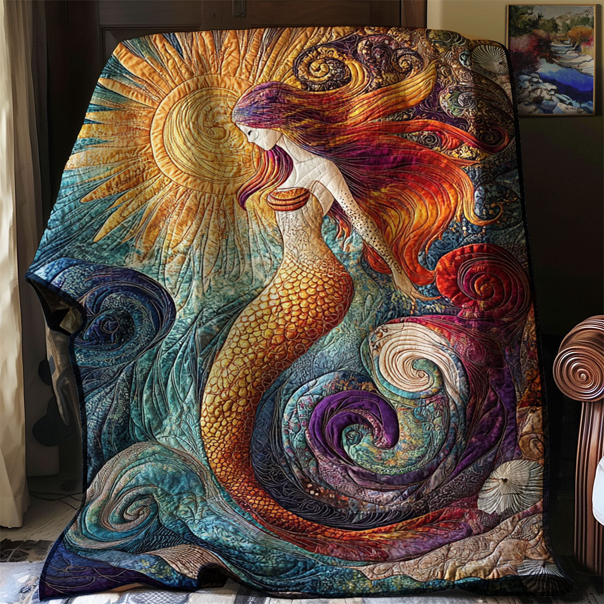 Avelena | Schöner Meerjungfrauen Quilt