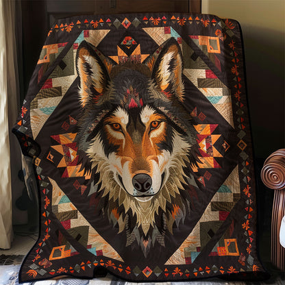 Avelena | Wolf Native American Quilt