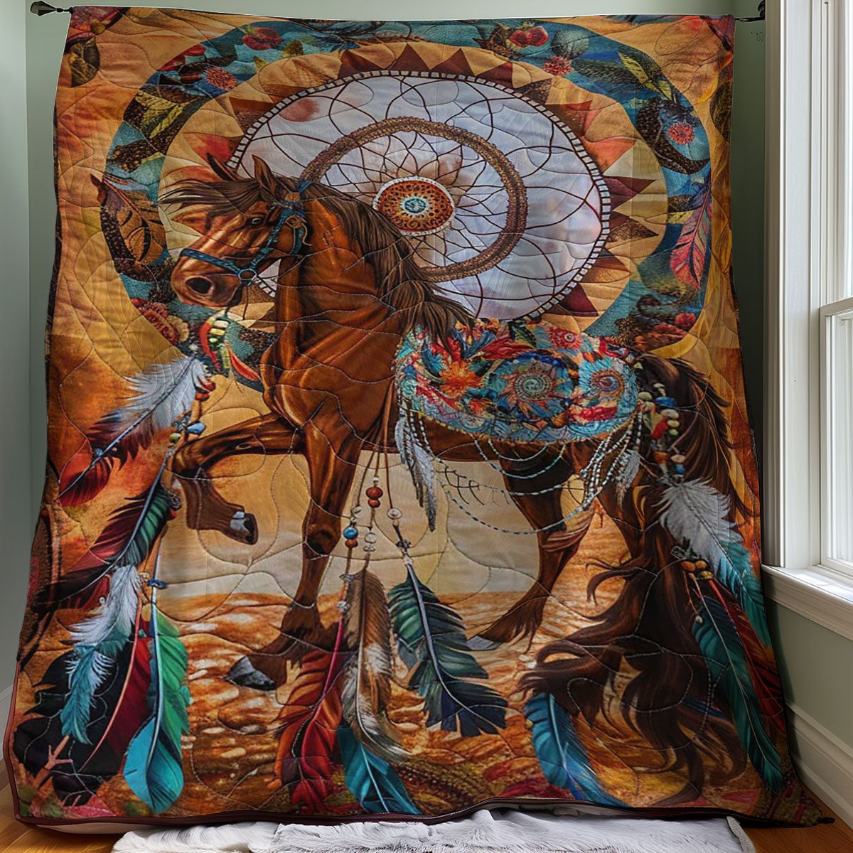 Avelena | Pferd Native American Teppich