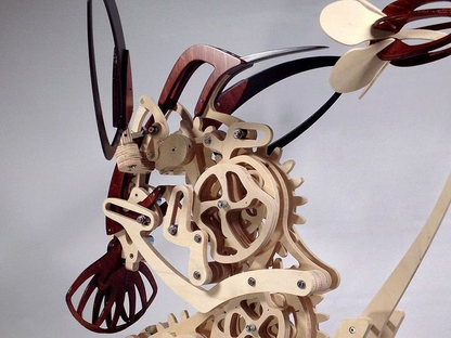 Avelena | 3D Holz Mechanische Kolibri und Holz Mechanische Schildkröte