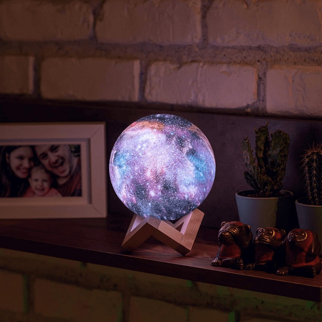 Avelena | Moonbright Lampe Traumhafte Sterne Nachtlicht mit Wiederaufladbarem Touch-Control