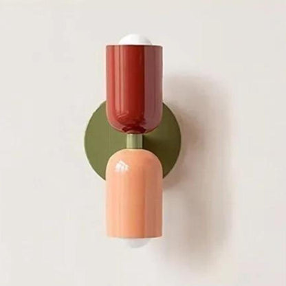 Avelena | Doppelkopf Wandlampe