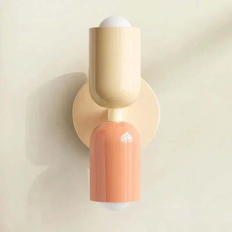 Avelena | Doppelkopf Wandlampe