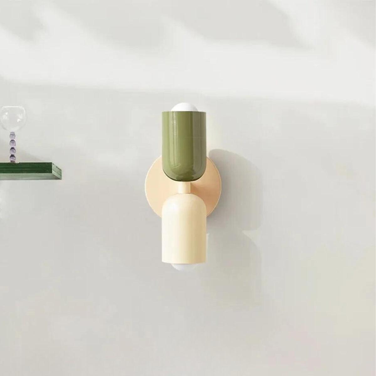 Avelena | Doppelkopf Wandlampe