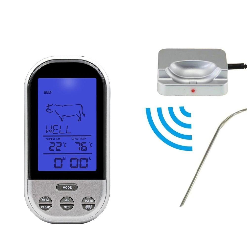 Avelena | Digital Wireless Ofenthermometer mit Timer-Alarm