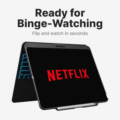 Avelena | Drahtloses Keyboard-Case für iPad - Rotierendes Design