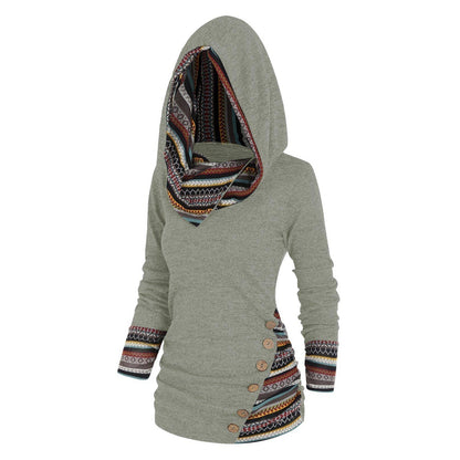 Avelena | Lässiger Tribal-Hoodie