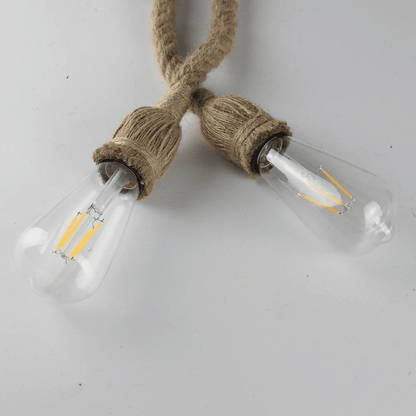 Avelena | Vintage Hanfseil Pendelleuchte