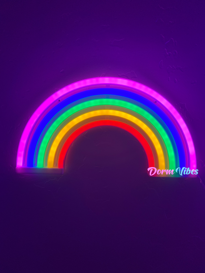 Avelena | Neon Regenbogen Schild