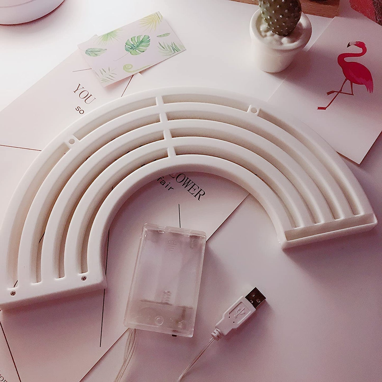 Avelena | Neon Regenbogen Schild