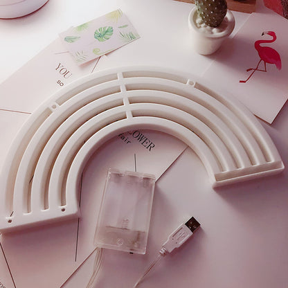 Avelena | Neon Regenbogen Schild