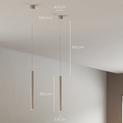 Avelena | RayAura Minimalistische LED Pendelleuchte | Modernes Design | Elegante Deckenlampe für Wohnzimmer & Büro