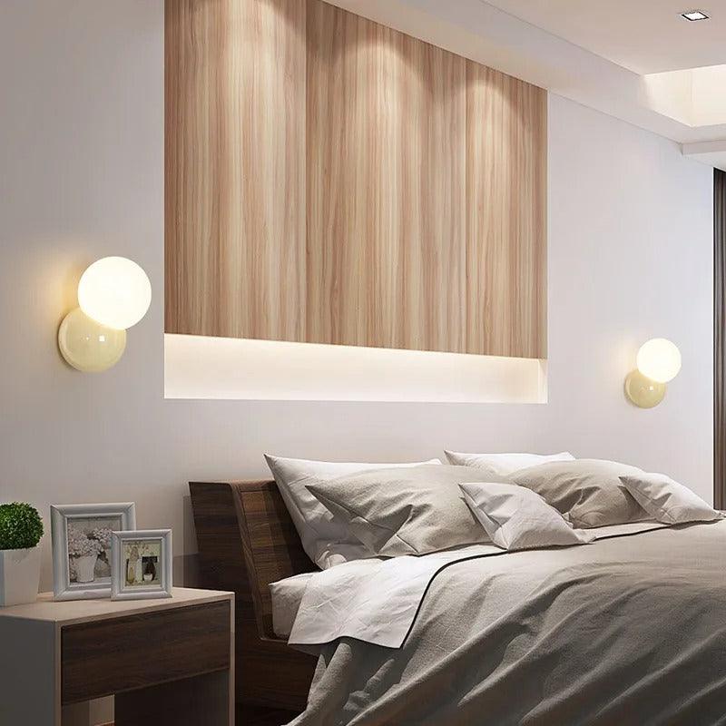 Avelena | Nordic Bubble Wandlampe | Knopfschalter