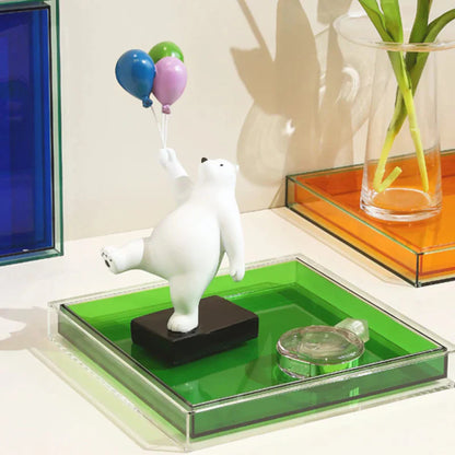 Avelena | Farbe Pop Acryl Serviertablett