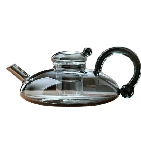 Avelena | Nordic Style Hitzebeständiger Glas-Teekessel mit Infuser Teekannen-Set