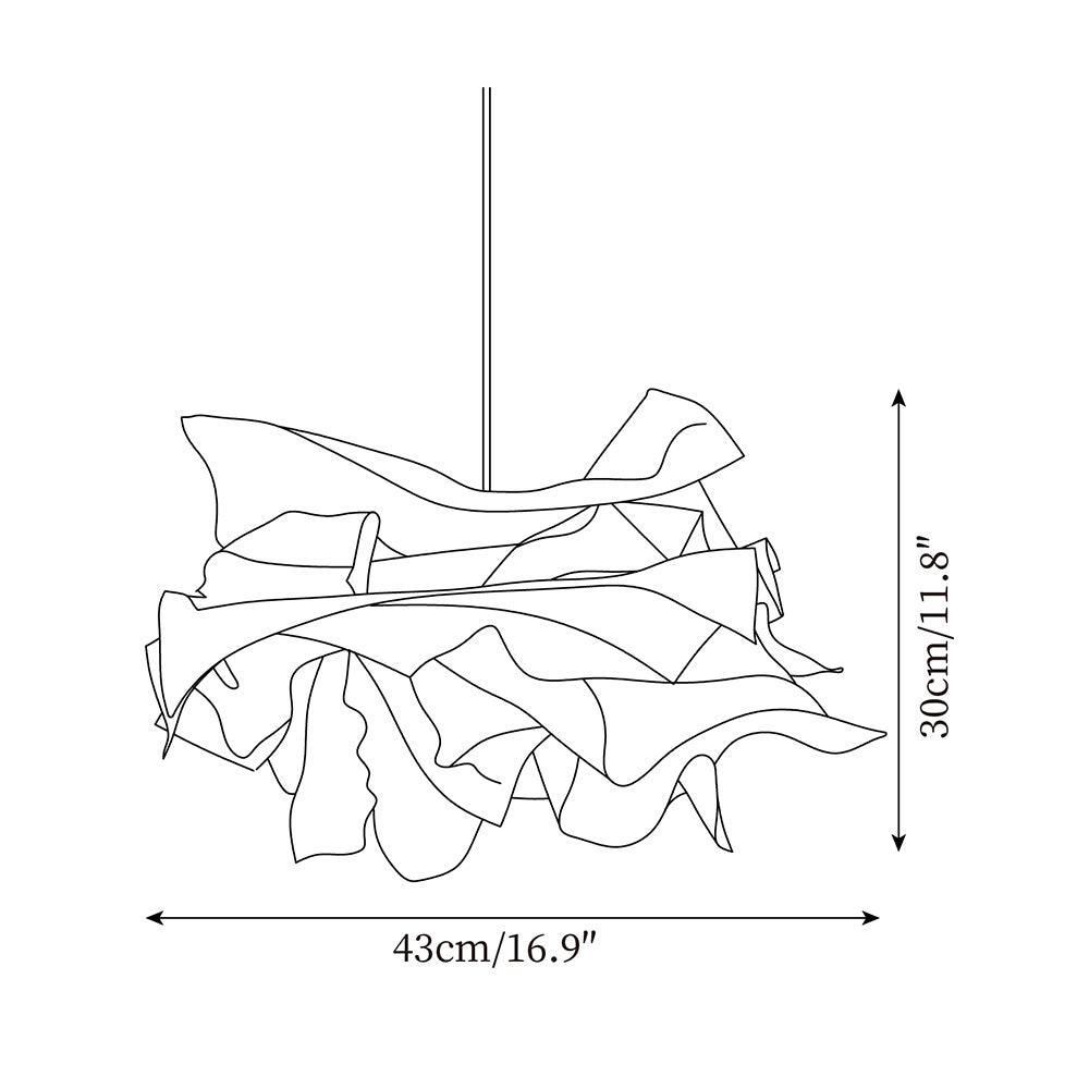 Avelena | Bringen Sie eine verspielte Note mit dem nordischen Papierwolkenanhänger