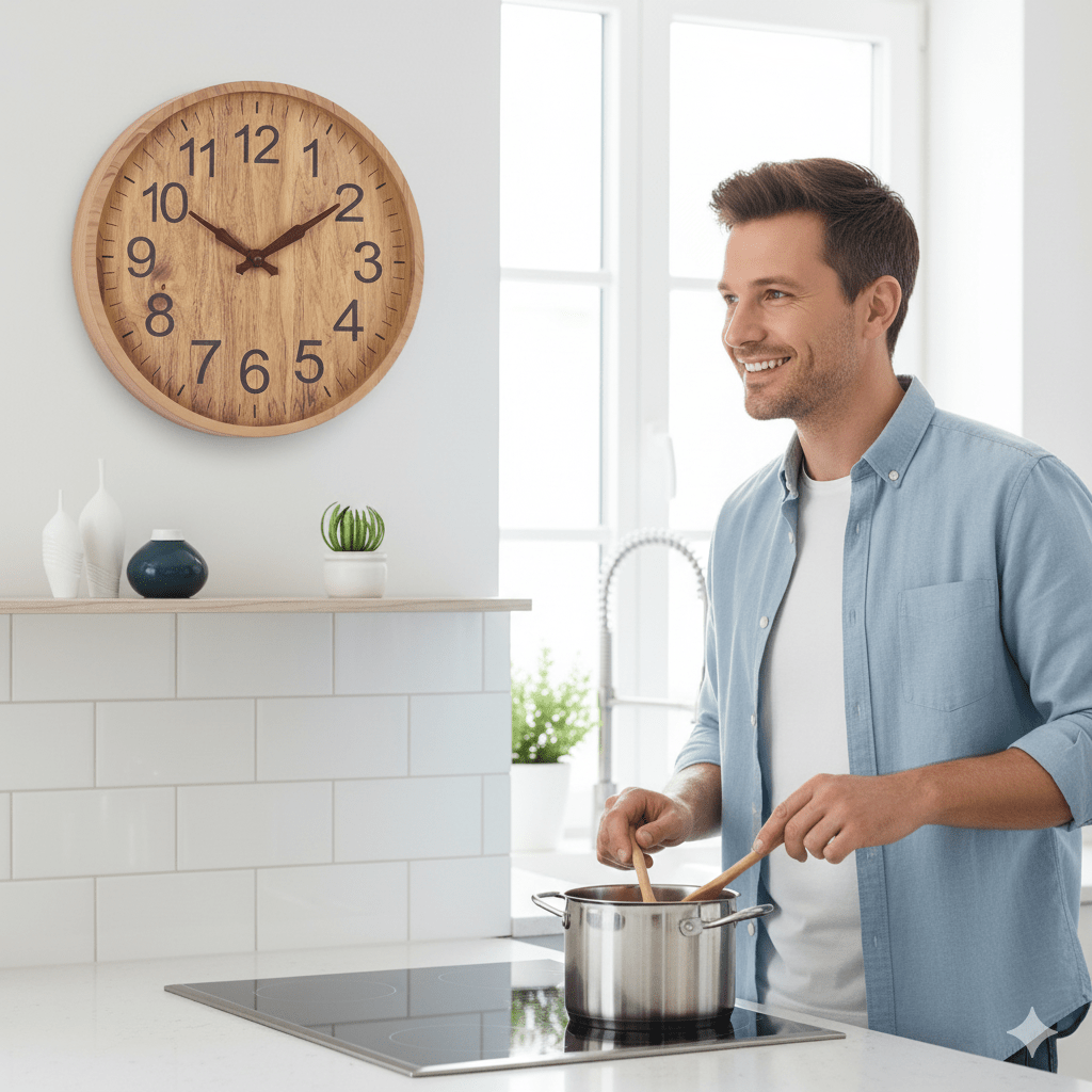 Avelena | OAKTICK – Stille Holz-Wanduhr mit natürlichem Charme