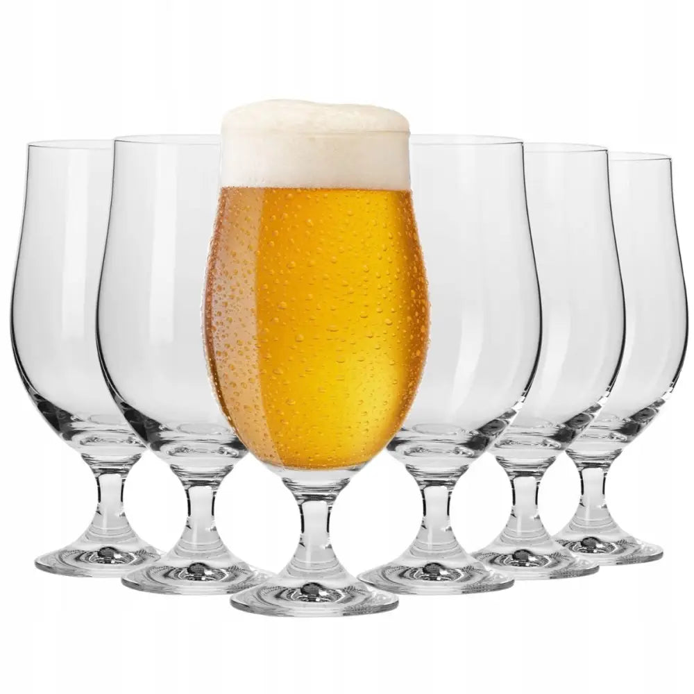 Avelena | Bierglas Krosno 500 Ml Bierkrug/Bierseidel 6 Stück.