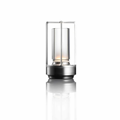 Avelena | Ambient Lantern kabellos wiederaufladbar kleine Nachttischlampe Gold