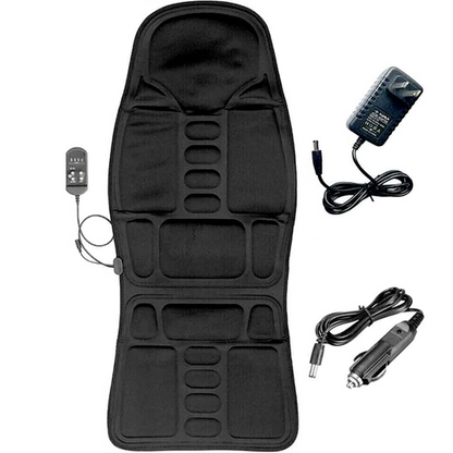 Avelena | 8 Mode Massagesitzauflage mit beheiztem Rücken-Nacken-Kissen für Auto & Zuhause