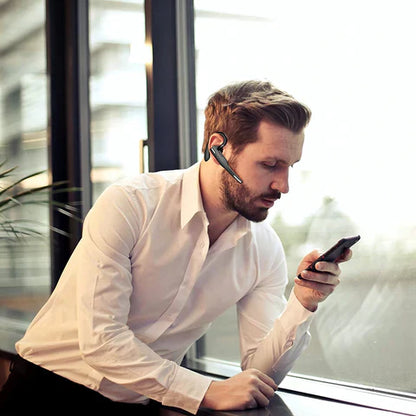 Avelena | Bluetooth 5.1 Geräuschreduzierendes Headset | Dual-Mikrofon, Ergonomisches Design & Freisprechen für Profis