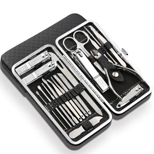 Avelena | 19 in 1 Edelstahl Maniküre Set Nagelknipser Kit