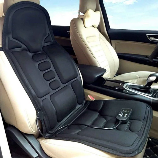 Avelena | 8 Mode Massagesitzauflage mit beheiztem Rücken-Nacken-Kissen für Auto & Zuhause