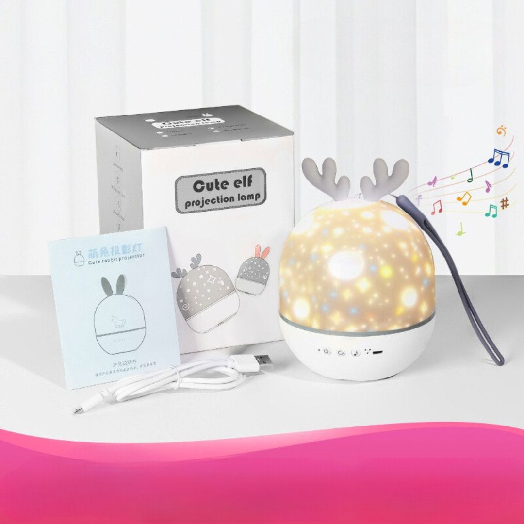 Avelena | Magische Kinderzimmer-Lampe mit Sterneneffekt