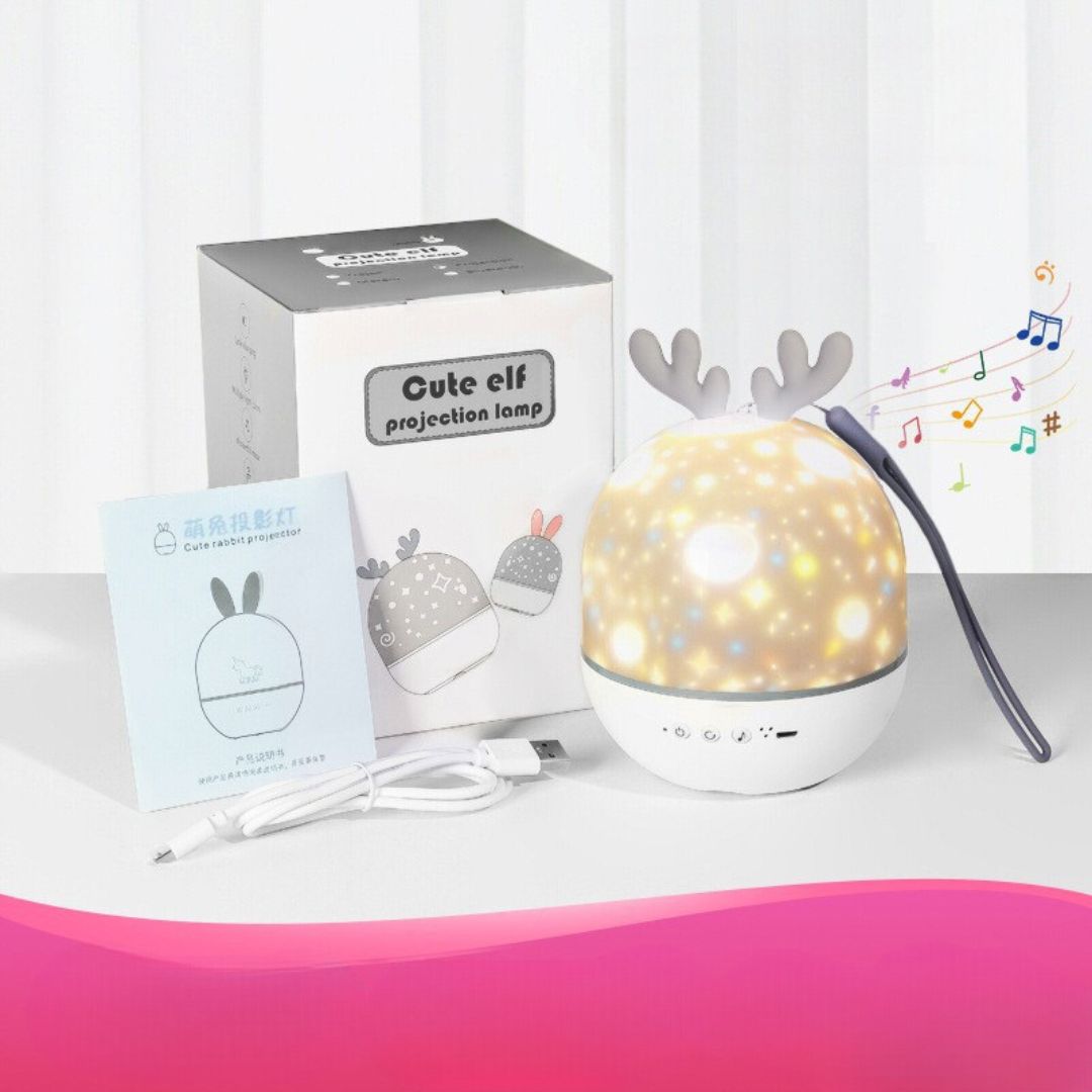 Avelena | Magische Kinderzimmer-Lampe mit Sterneneffekt