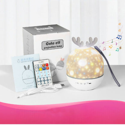 Avelena | Magische Kinderzimmer-Lampe mit Sterneneffekt