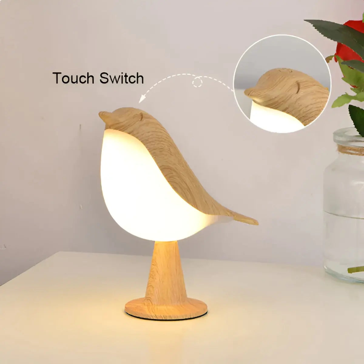 Avelena | Vogel Lampe - Lumina - Touch-Bedienung - Aromatherapie