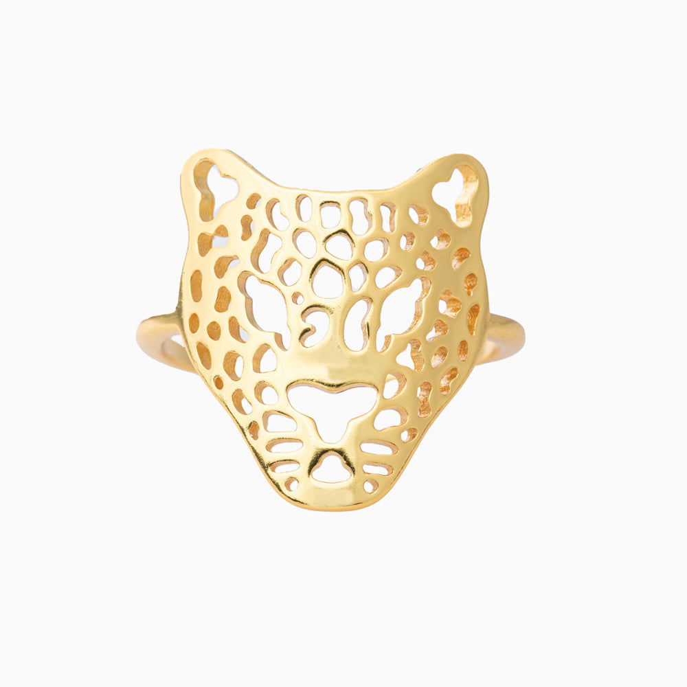 Avelena | Leopard Katze Ring